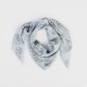 Foulard mille medaglie grigio petit