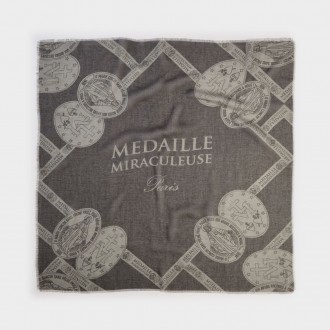 Foulard otto medaglie ebano petit
