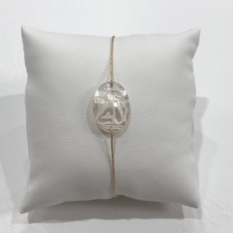 Guardian angel bracelet"Ti tengo per mano" macrame 2