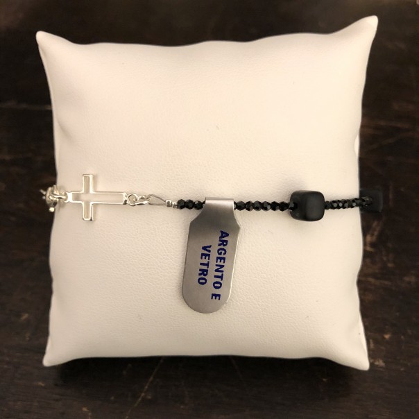 Bracciale uomo cubo catena