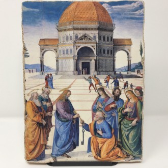 Fresco handing over the keys to Peter