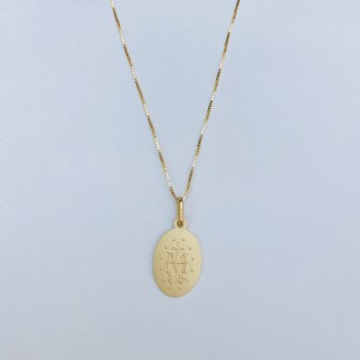 Large gold Miraculous Medal 2