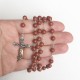 Rosary in silver and Egyptian jasper