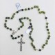 Rosary in silver and jade