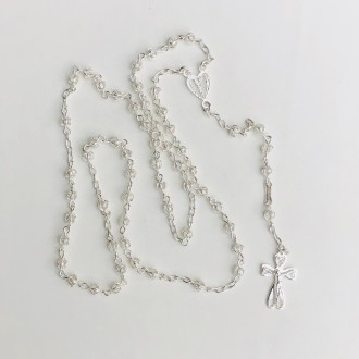 Silver filigree rosary