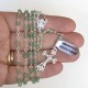 Silver and aventurine rosary