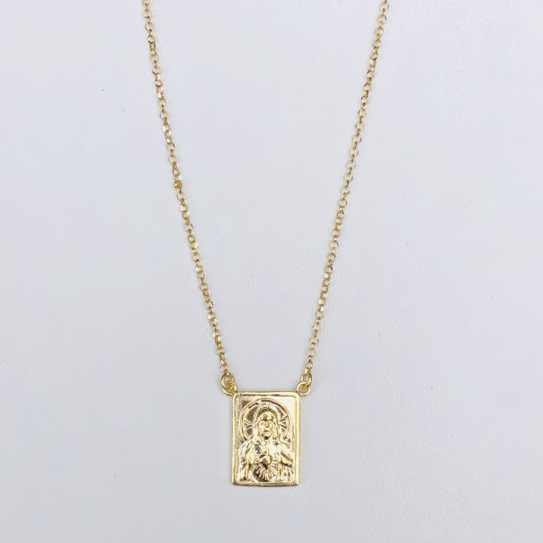 Scapular choker necklace