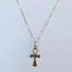 Collana croce della vita in oro