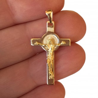 Cross of St. Benedict in gold