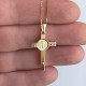 Gold Cross of San Bedetto necklace