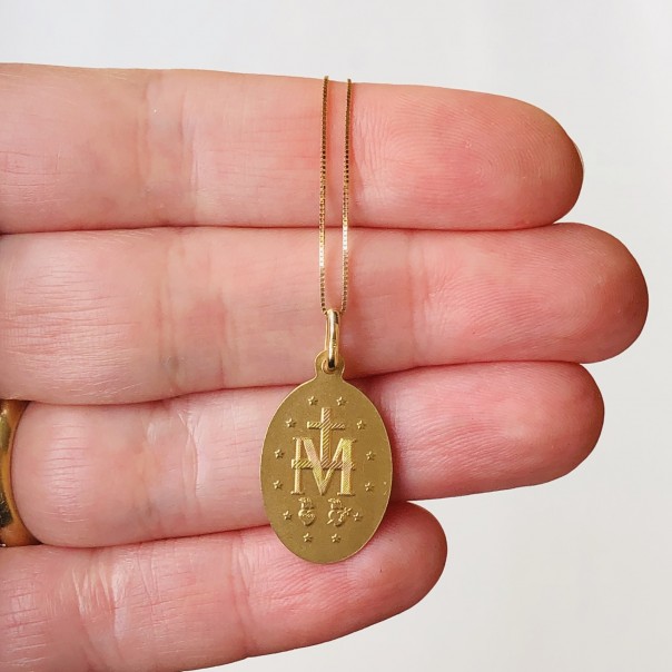 Collana Medaglia Miracolosa grande
