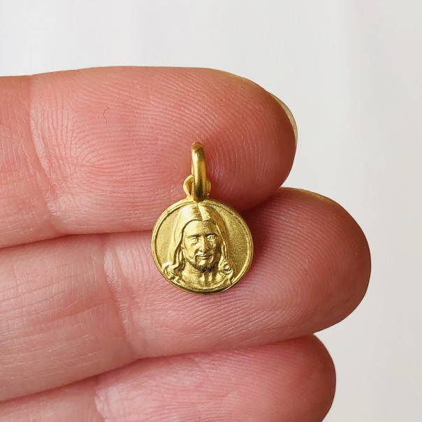 Merciful Jesus gold medal