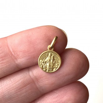 Gold Scapular Medal 10mm