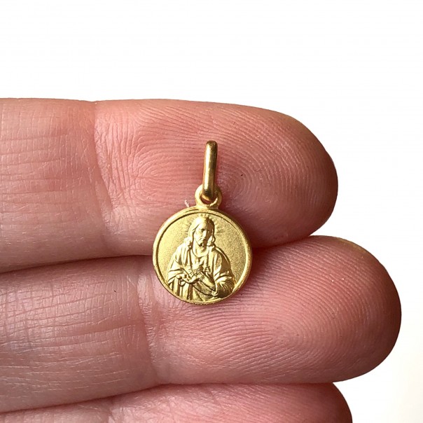 Gold Scapular Medal 10mm