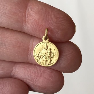 Gold Scapular Medal 12 mm