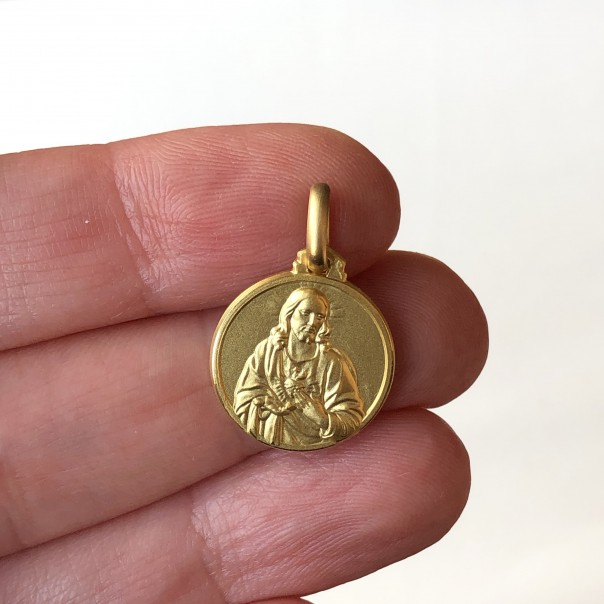 Gold Scapular Medal mm 16