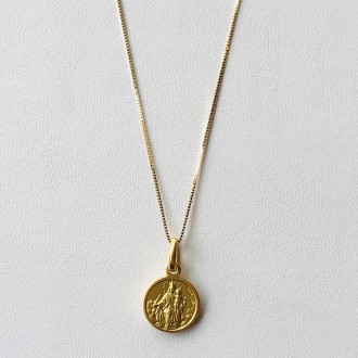 Necklace with Scapular Medal 10 mm