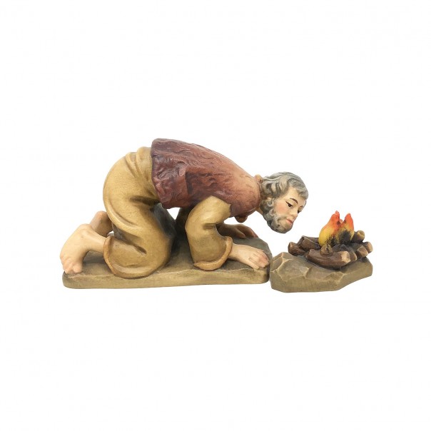 Pastore al falò ANRI Bernardi cm 14