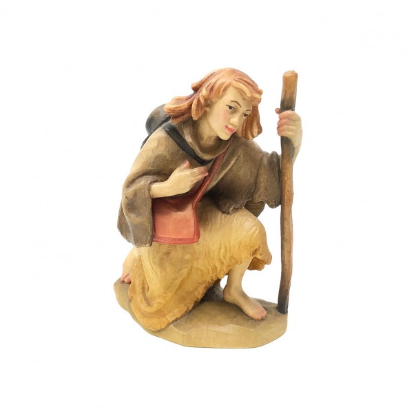 Kneeling shepherd ANRI Bernardi 14 cm