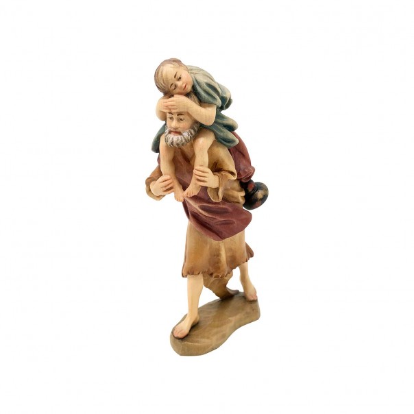 Shepherd with child ANRI Bernardi 10 cm