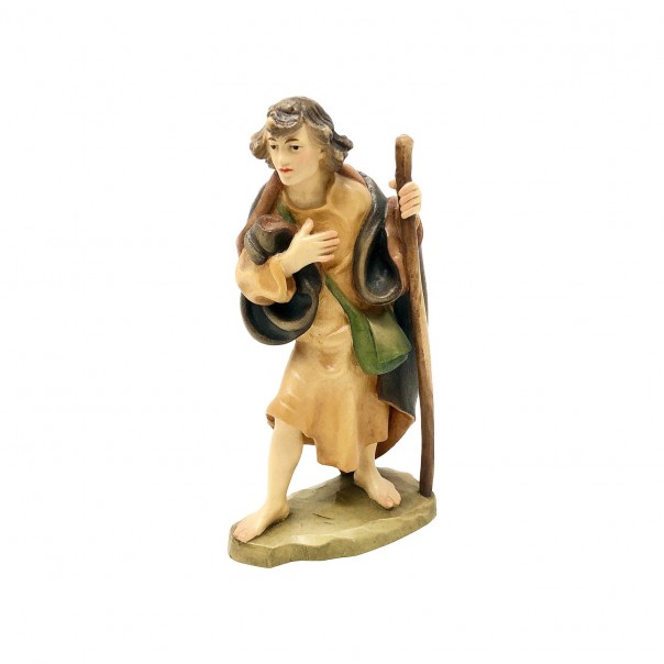 Shepherd with ANRI Bernardi stick 10 cm