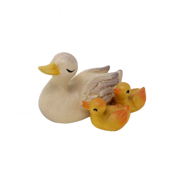 Duck with chicks ANRI Ferrandiz 7.5 cm