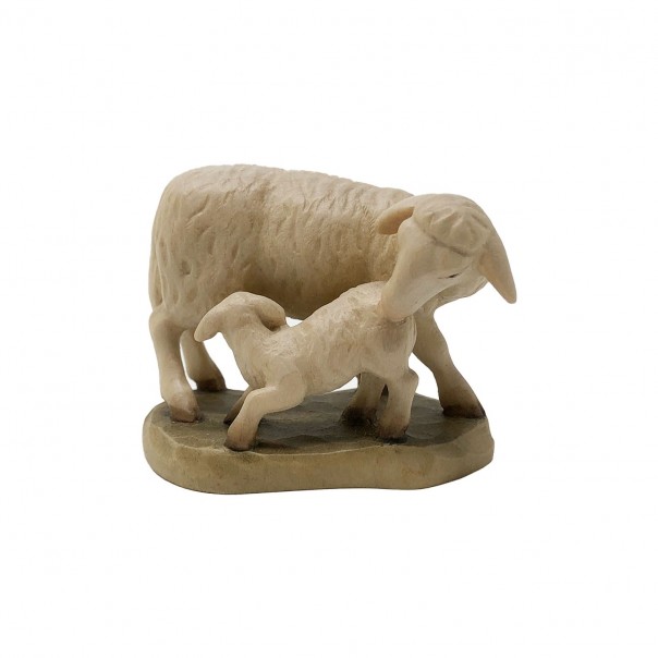 Pecora con agnello ANRI Kuolt cm 15