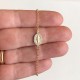 Miraculous medal lux gold bracelet
