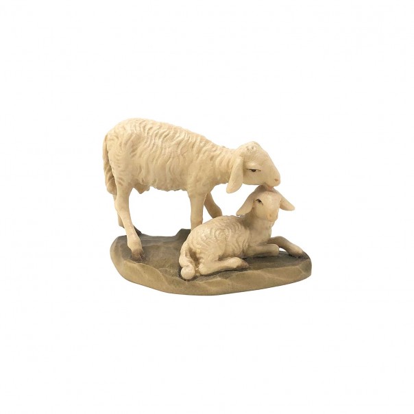 Sheep with lamb ANRI Bernardi 20 cm