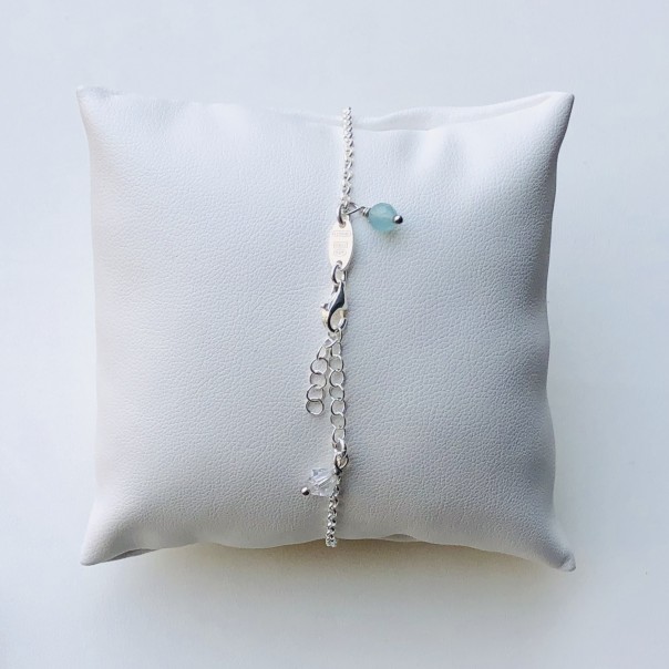 Bracelet I hold you by the hand silver