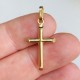 Croce ciondolo in oro