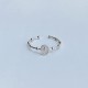 Micro Miraculous ring in white gold