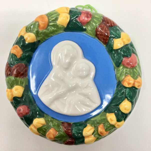 Madonna tipo Della Robbia cm. 11