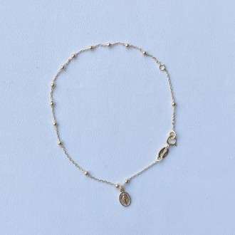 Silver elastic bracelet