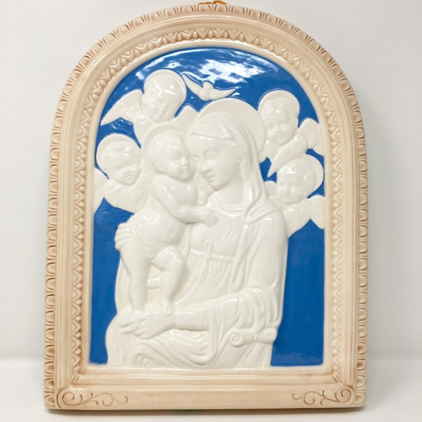 Ceramiche deruta | Madonna con bambino cm. 39x32