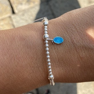 Lourdes silver bracelet 2