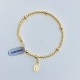 Lourdes bracelet in gilded silver