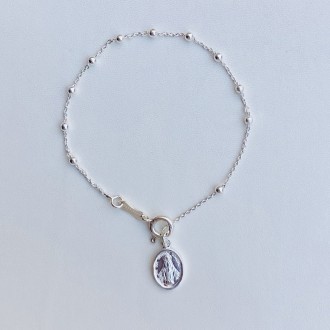 Bracciale Rosario con Medaglia Miracolosa