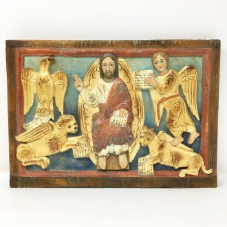 Pannello Cristo romanico