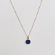 Angelo Raffaello blue enamel necklace