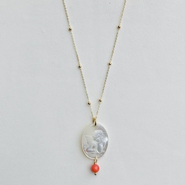 Necklace "Ti tengo per mano" gold