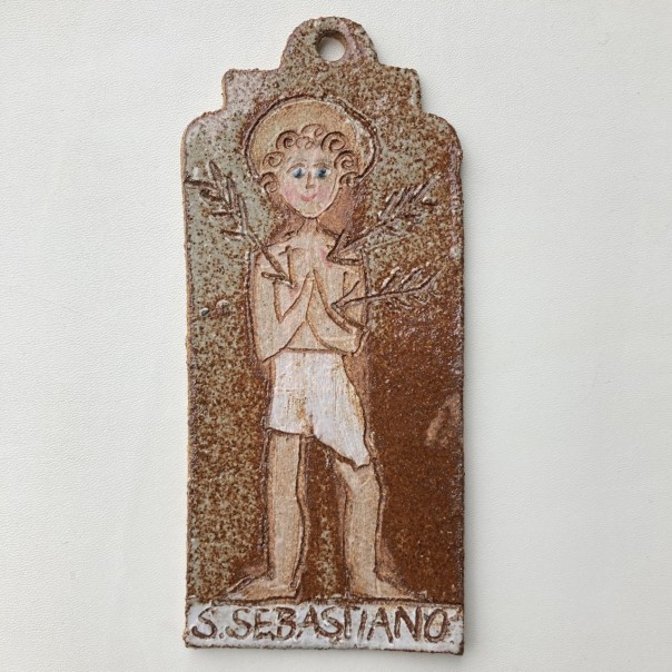 Saint Sebastian little panel