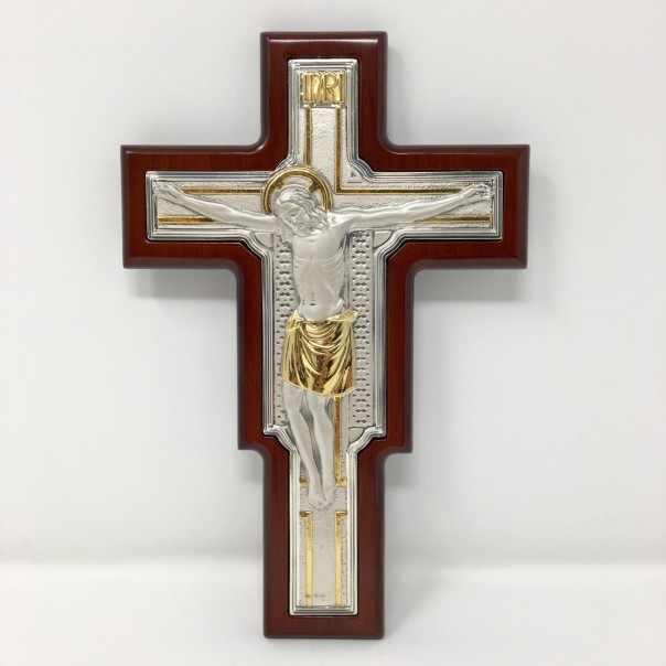 Cimabue crucifix in silver