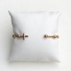 Ten gifts bracelet -natural bronze-