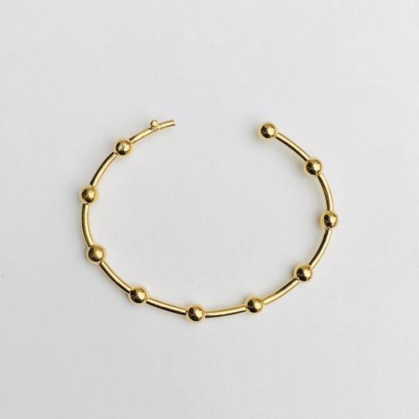 Ten gifts bracelet -golden silver-