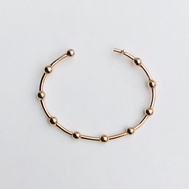 Bracciale dieci doni -argento rosato-