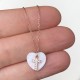 Collana Charitas Croce zirconi