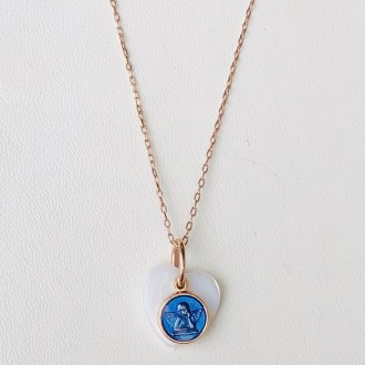 Charitas Angel necklace -blue- 2