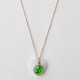 Collana Charitas Angelo -verde-