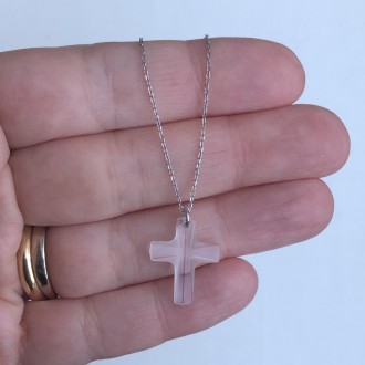 Silver Light Cross Necklace